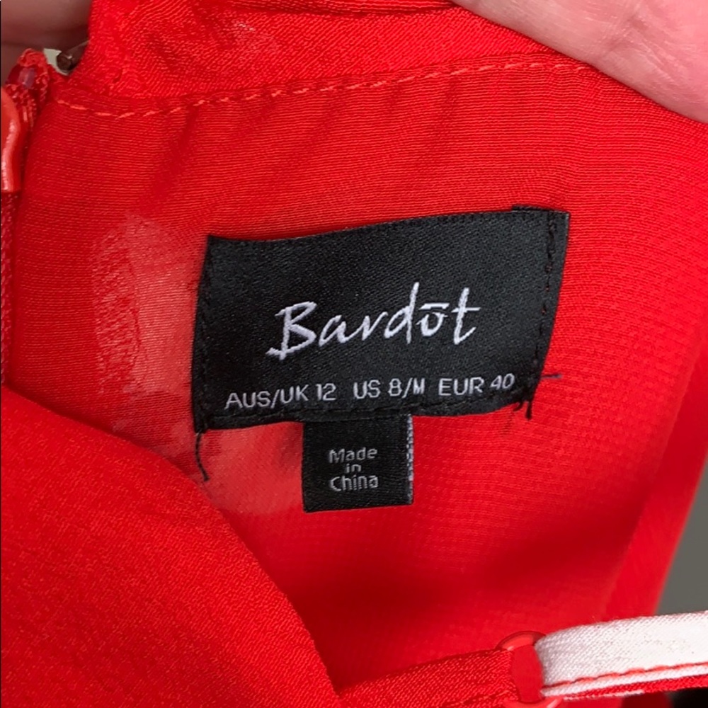 Bardot Wrap Style Romper - Poppies Pattern - image 5